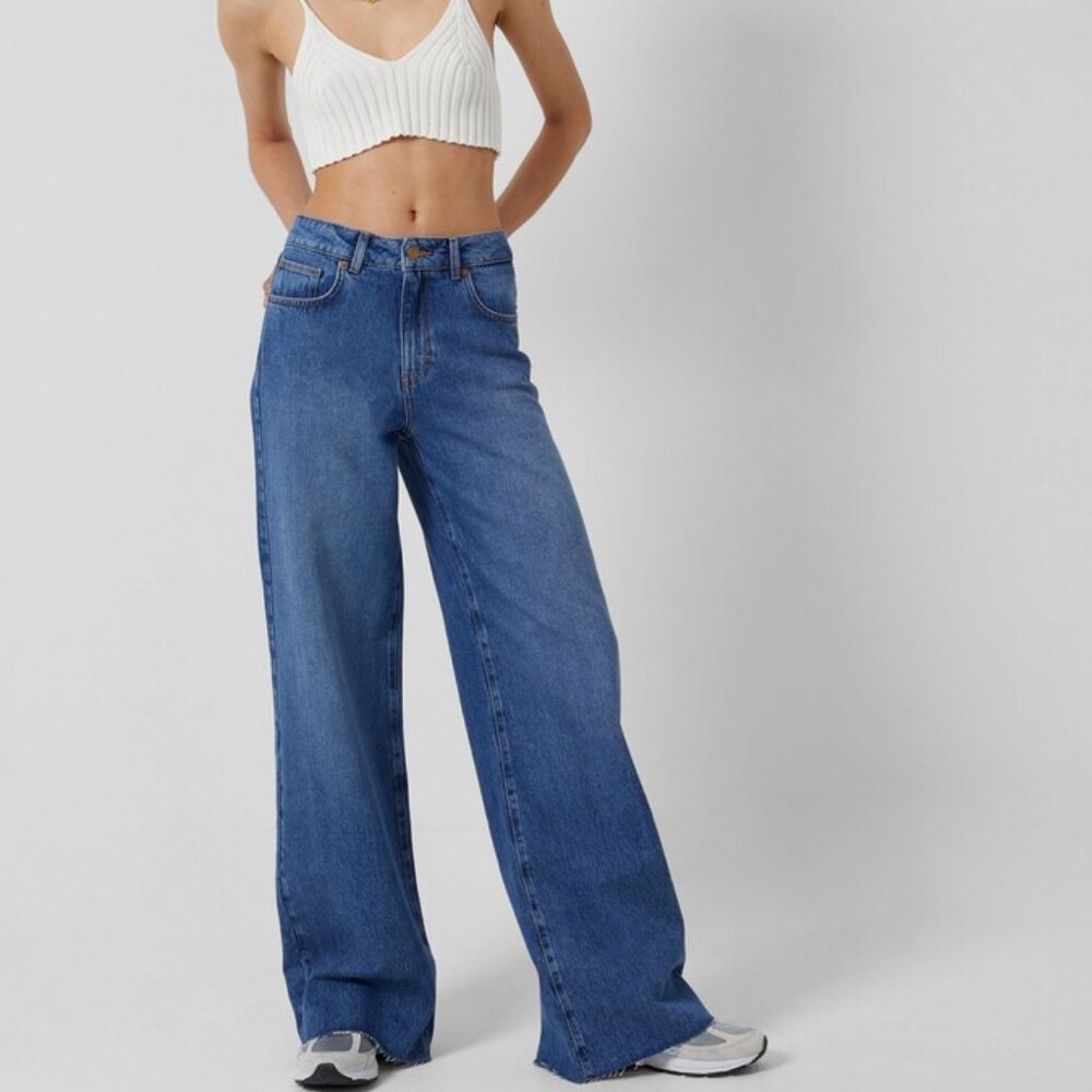 French Connection Penelope Denim Wide Leg Jeans